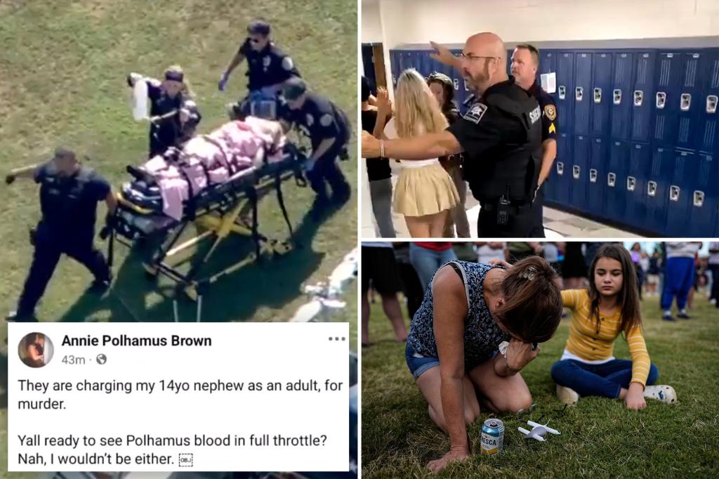 Alleged Apalachee college shooter Colt Grey’s household points chilling menace to go ‘full throttle’