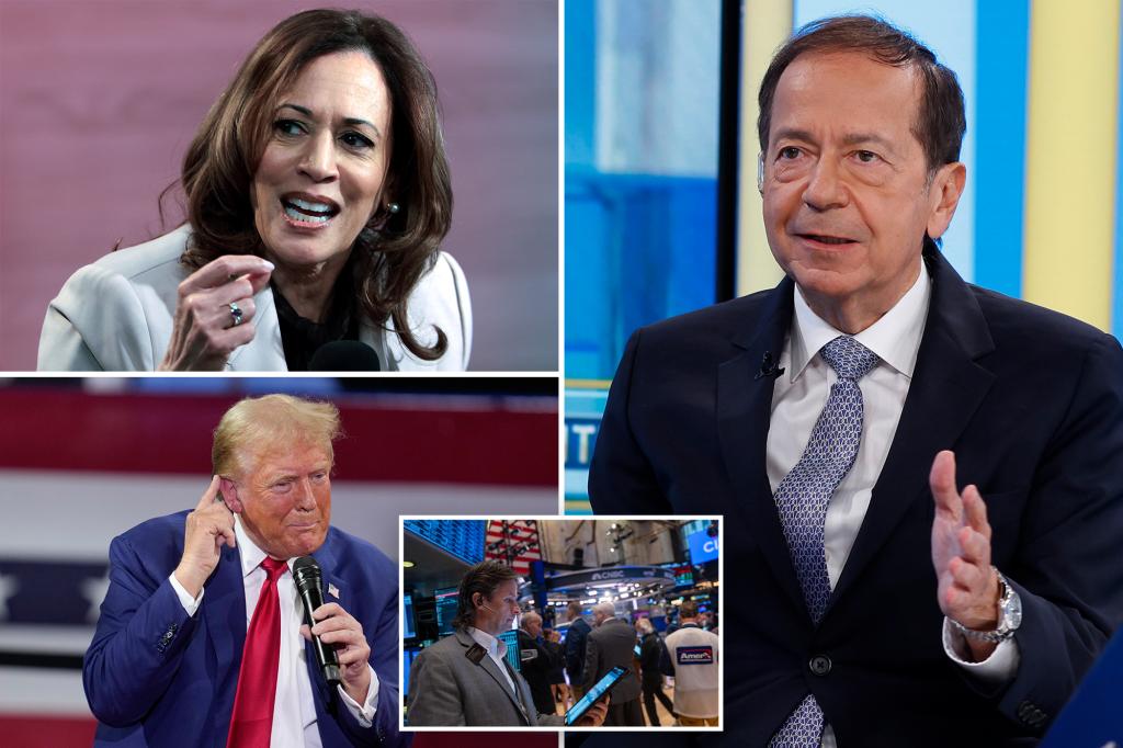 Billionaire hedge fund supervisor John Paulson says he’ll pull cash from market if Kamala Harris wins presidential election