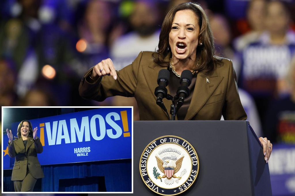 Kamala Harris hosts Las Vegas rally in tight battle over Nevada voters
