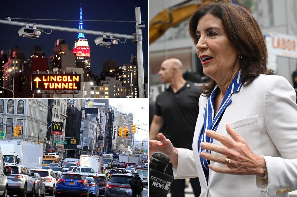 Gov. Hochul hasn’t canceled congestion pricing, so she will’t be sued over its halt, her attorneys say