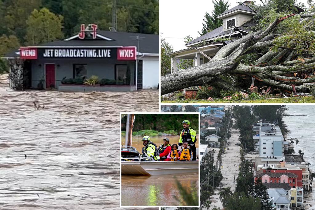 Remnants of Hurricane Helene stalls over Tennessee Valley as loss of life toll rises to 52, harm nears $110B