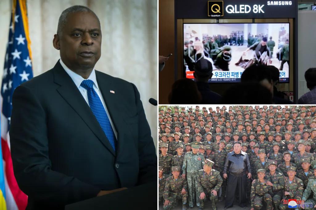 US protection chief Austin says there’s proof North Korea has despatched troops to Russia