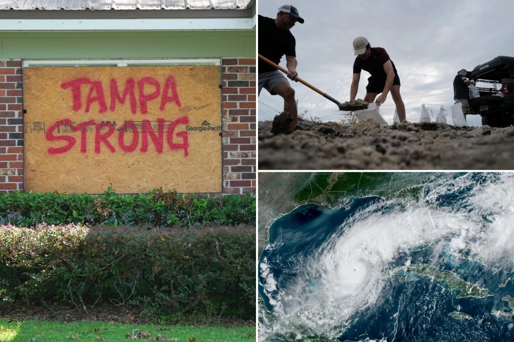 Hurricane Milton shifts south away from Tampa: forecast