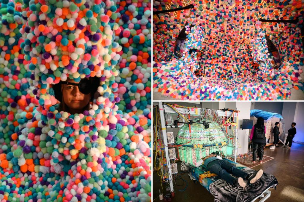 Wild artwork present has guests tripping out and staring into strangers’ eyes: ‘It is wonderful’