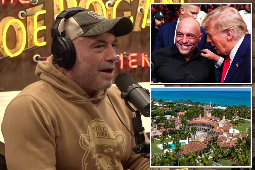 Joe Rogan hints he’ll document podcast from Mar-a-Lago with Trump as ‘walk-on’ visitor — after refusing to journey for Harris