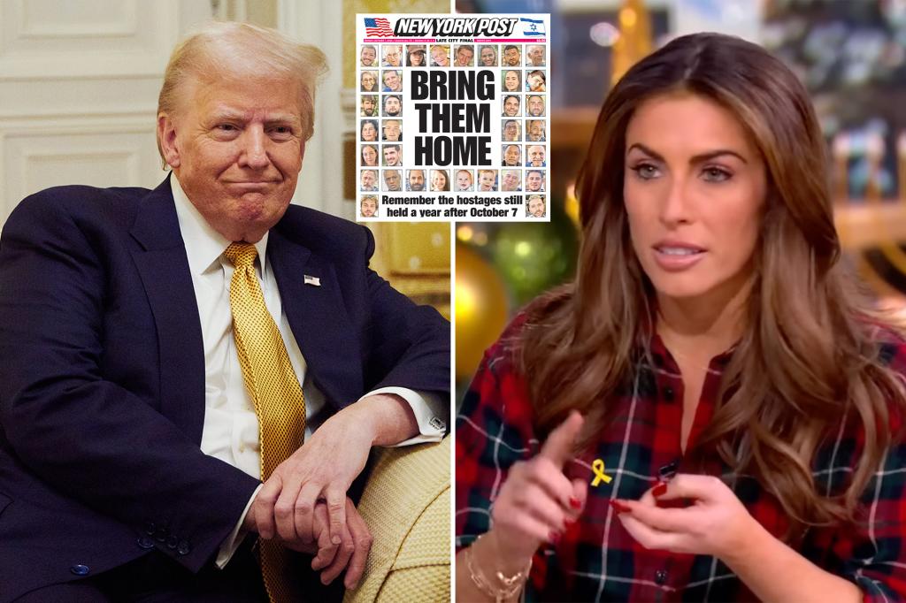 ‘The View’ co-host Alyssa Farah Griffin guarantees to ‘put on a MAGA hat’ if Trump will get Hamas to launch hostages