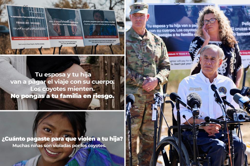 Texas Gov. Greg Abbott unveils billboard marketing campaign in Mexico, Central America to indicate ‘horrific realities’ to assist cease unlawful border crossings