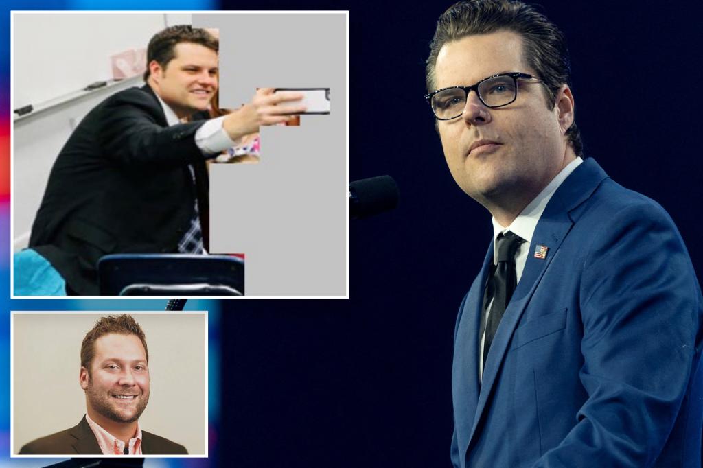 Matt Gaetz’s sex-trafficking pal used ‘cute’ photograph of pol from classroom in pitch to ‘meet’ 20-year-old woman