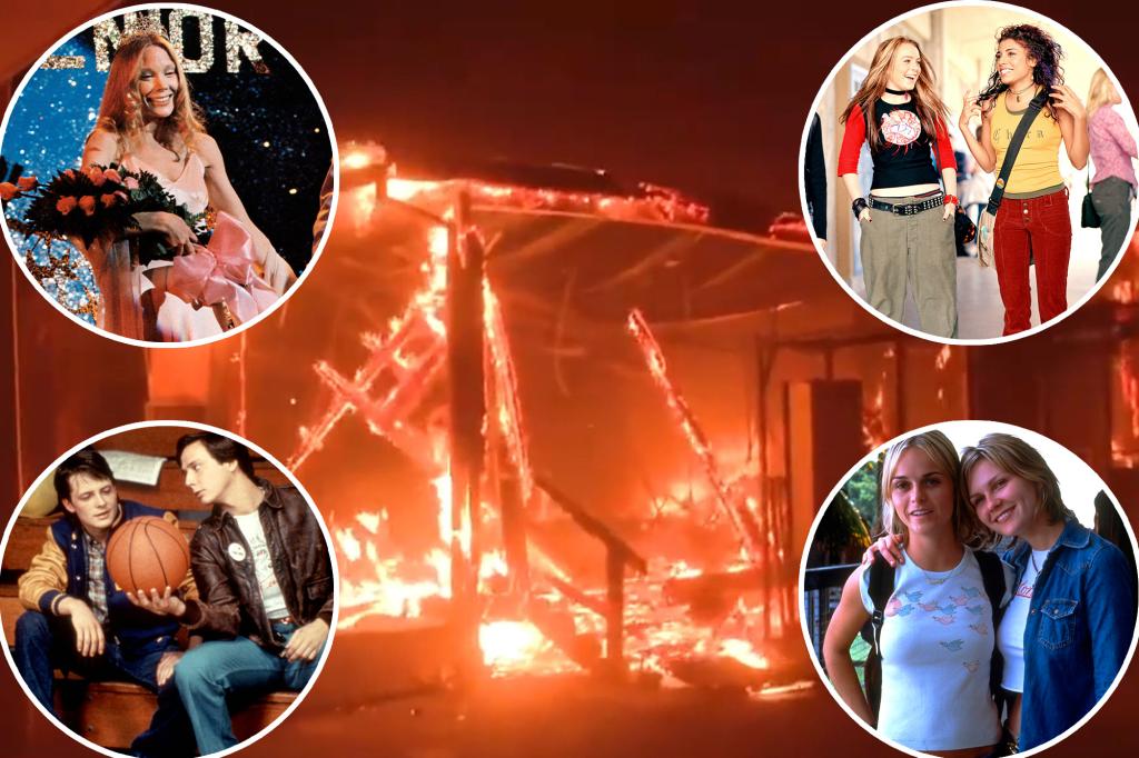 Palisades hearth destroys well-known Hollywood highschool