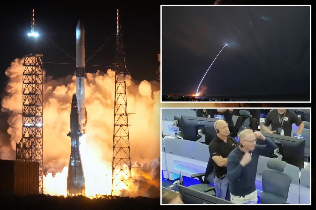 Jeff Bezos Blue Origin New Glenn rocket launches into orbit on first take a look at flight from Florida