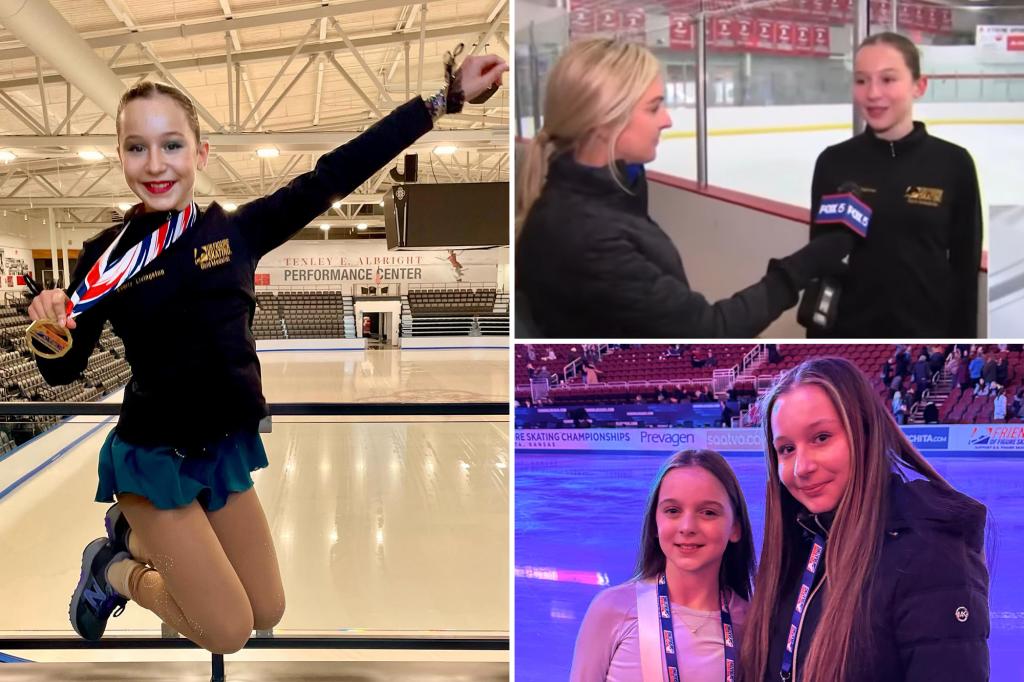 Teen ice skater, 14, shares future ambitions in heartbreaking video earlier than dying alongside sister, 11, and fogeys in DC airplane collision