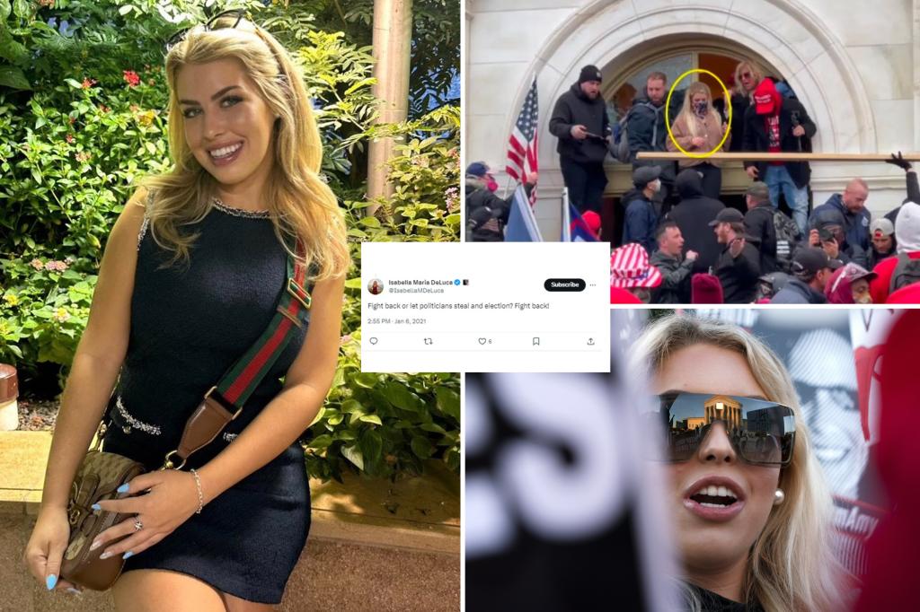 Social media influencer charged in Capitol Jan. 6 riot praises Trump pardon
