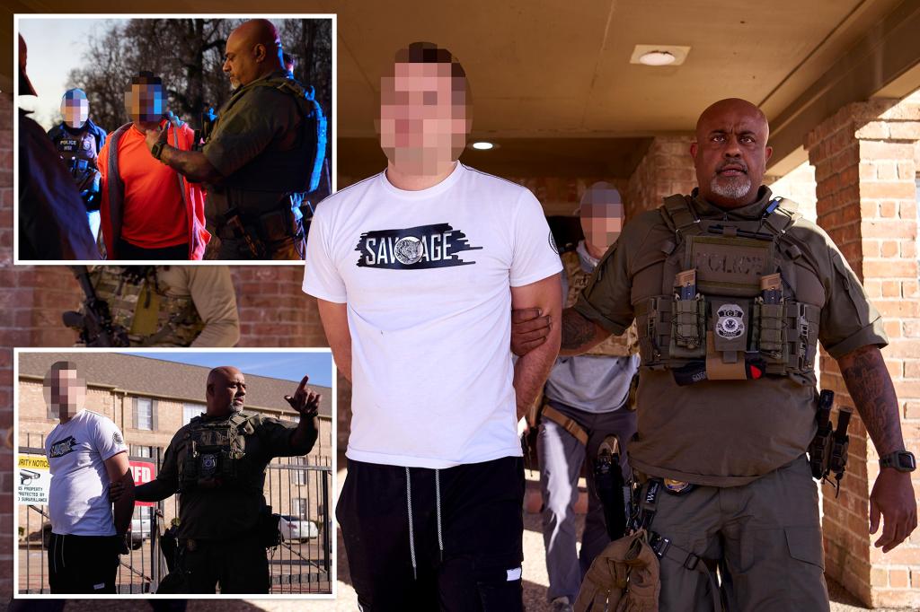 The dramatic second ICE grabs Tren de Aragua homicide suspect hiding out in Houston
