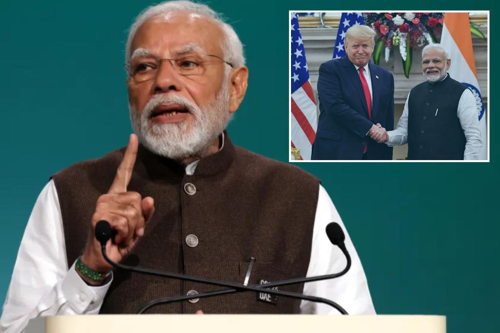 India’s Modi brings a tariff ‘present’ to Trump talks