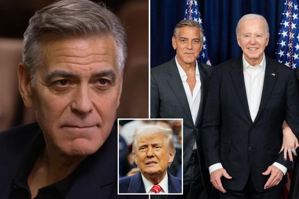 Trump slams George Clooney’s ’60 Minutes’ interview as ‘puff piece’: ‘Second-rate film star’