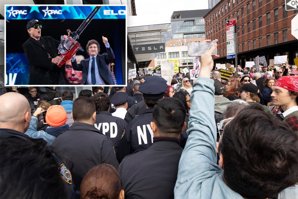 Anti-DOGE protests at Tesla shops goal Elon Musk’s backside line