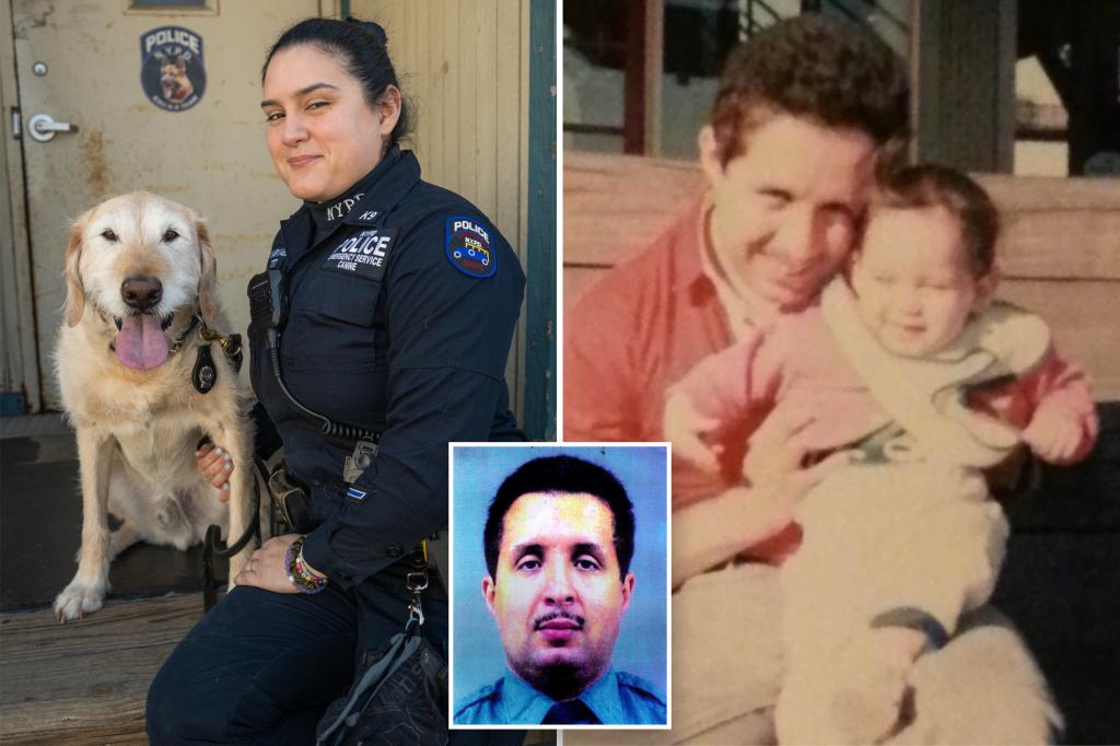 NYC cop’s dad’s loss of life led her to NYPD, new bestie in Okay-9 unit