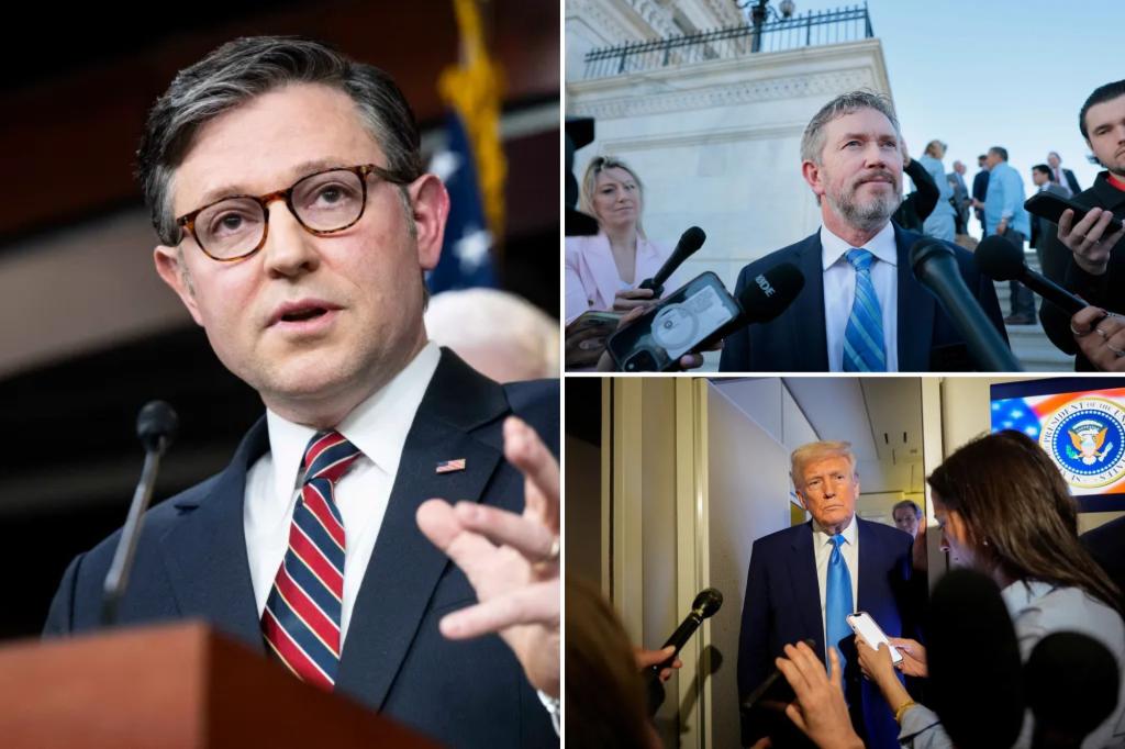 Speaker Mike Johnson scraps vote on funds blueprint for Trump’s agenda