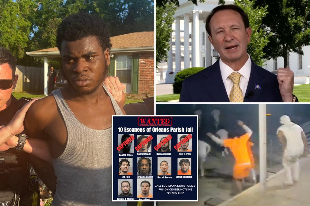 Louisiana Gov. Jeff Landry blasts ‘progressive guarantees’ after New Orleans jail escape