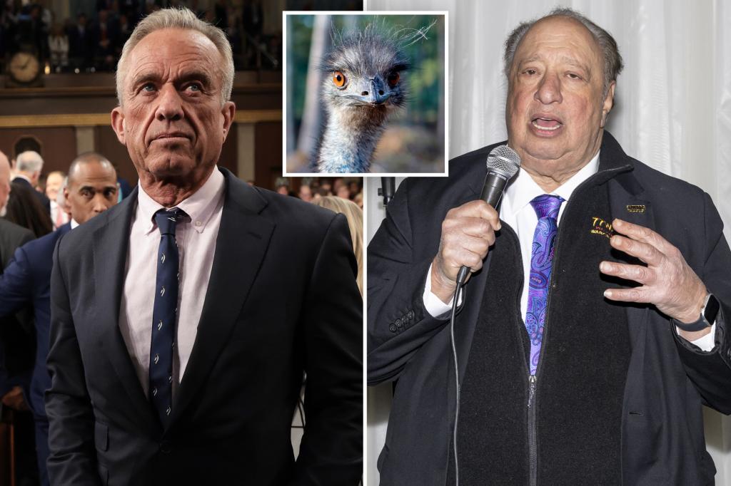 NYC’s animal-loving Catsimatidis groups up with RFK Jr. to ‘save the ostriches!’