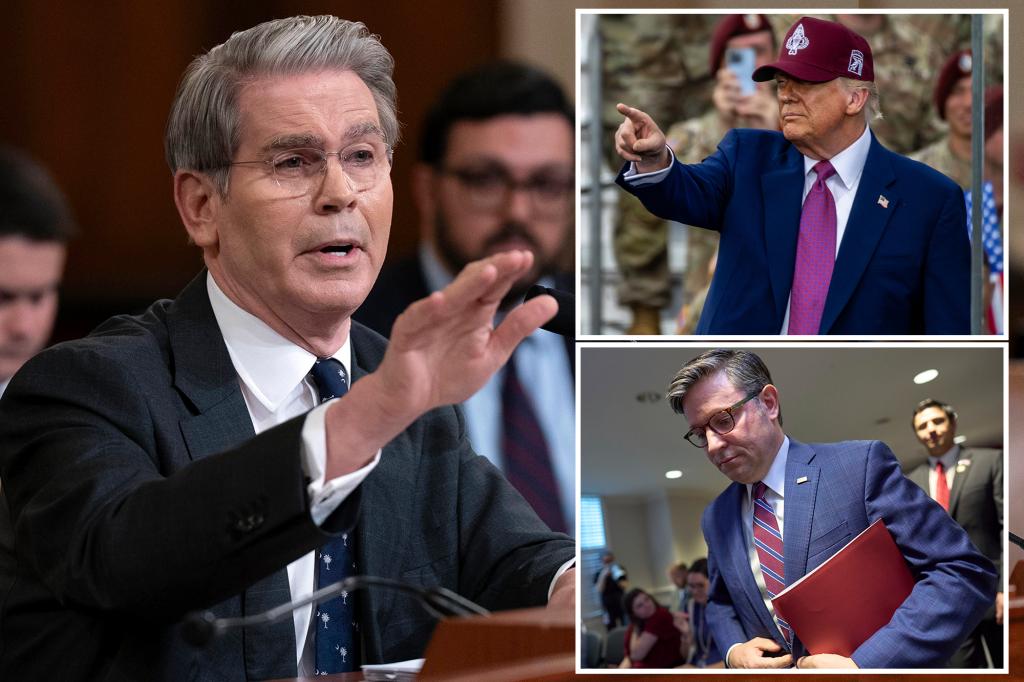 Bessent warns that failure to go Trump’s ‘huge, stunning’ invoice would set off ‘monetary disaster’