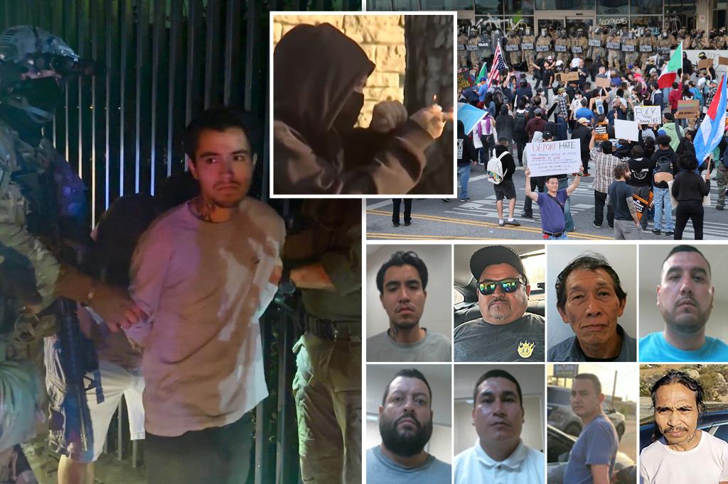 Since LA riots began, ICE has taken Molotov thrower, killer and baby molester off the streets