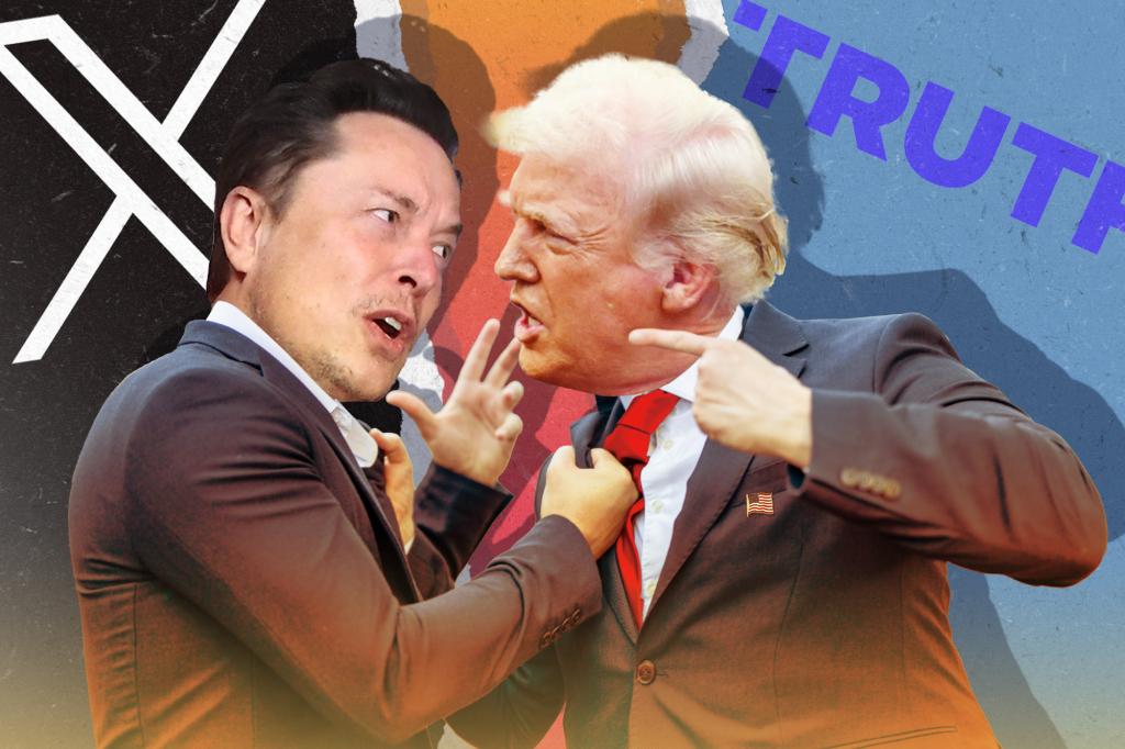Musk-Trump disagreement possible places kibosh on rumored Reality Social buyout. Or will it?
