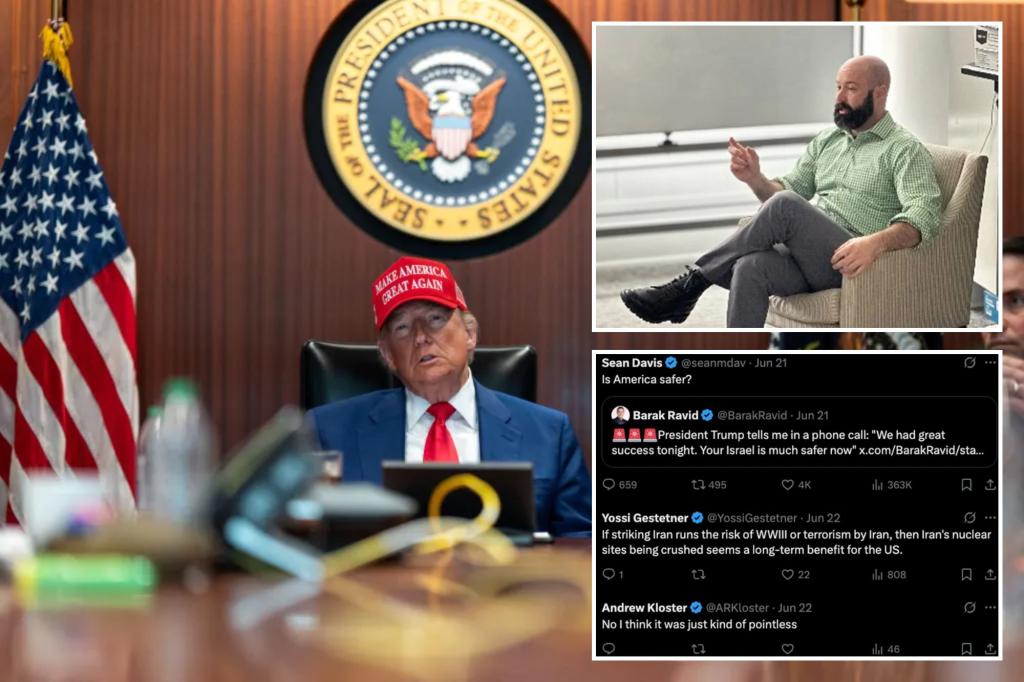 Andrew Kloster calls US airstrikes on Iran ‘pointless,’ suggests ‘deep state’ swayed prez