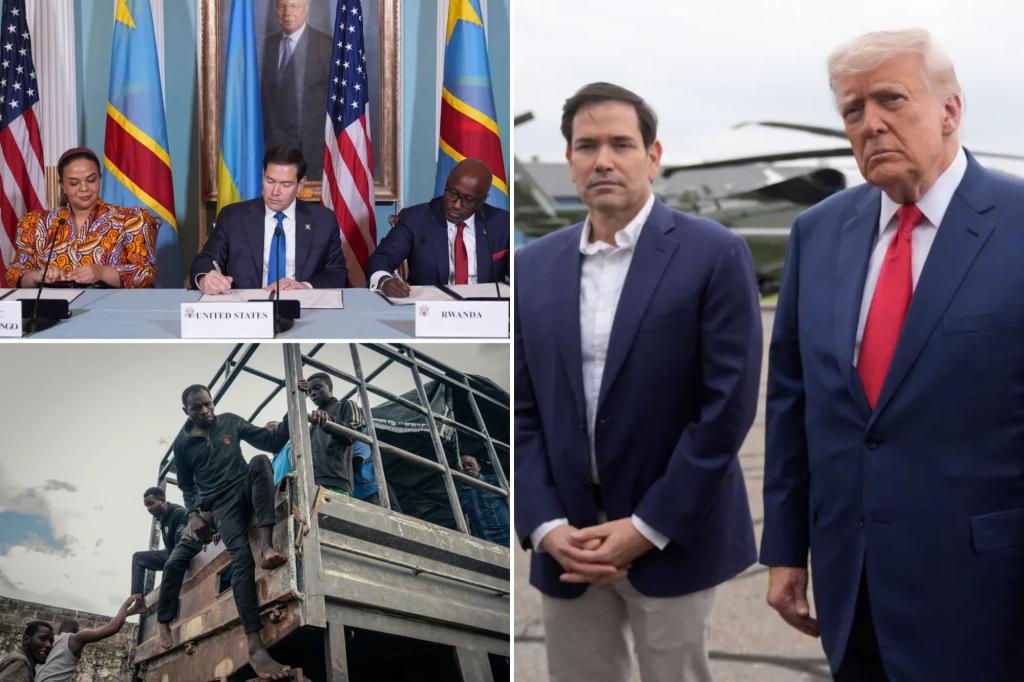 Trump Rubio safe Rwanda Congo peace treaty after Pakistan nominates Trump for 2026 Nobel Peace Prize