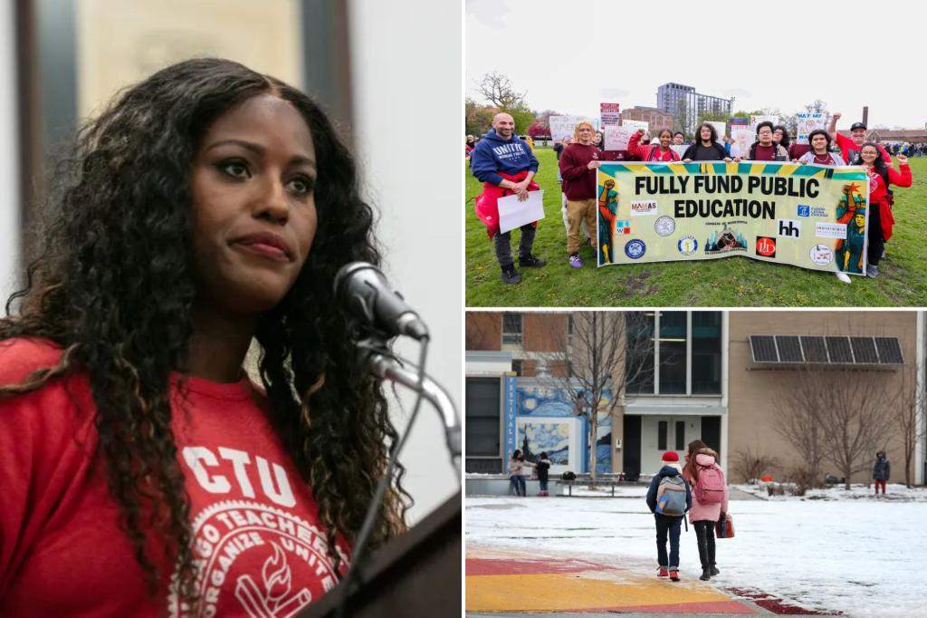 Chicago Lecturers Union President Stacy Davis Gates suggests youngsters belong to highschool system