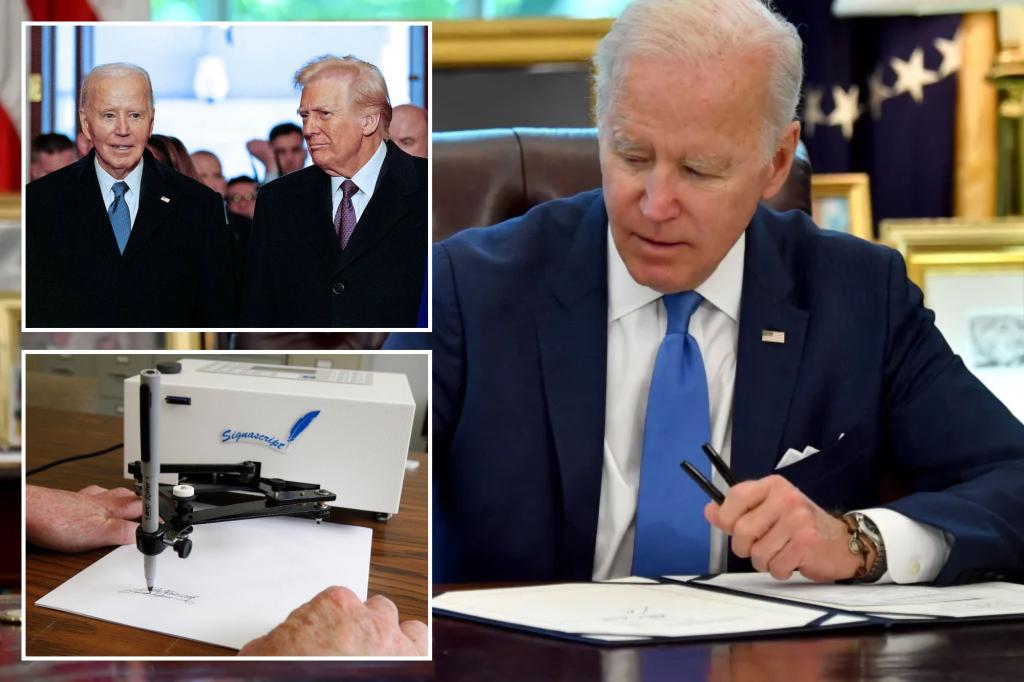 White Home investigating Biden use of autopen in sprawling probe of ‘incompetent and senile’ former president