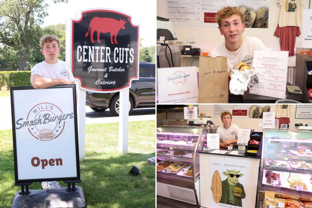 Lengthy Island teen begins burger enterprise the place veterans eat totally free, proceeds assist army members
