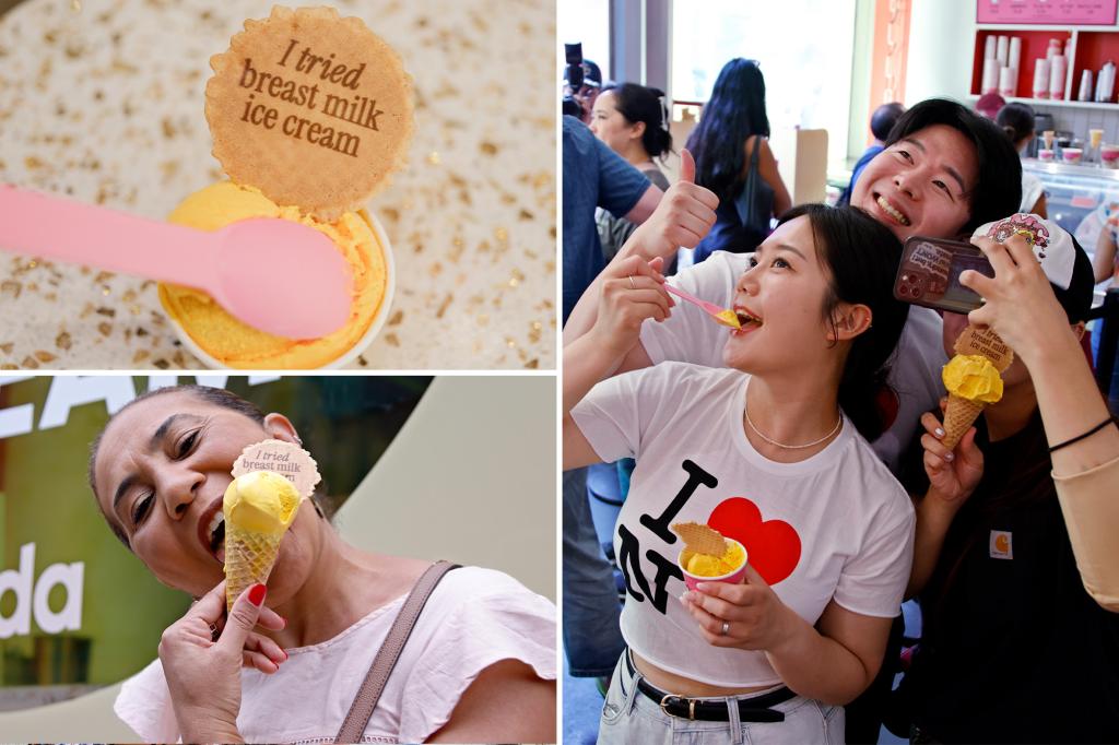 New Yorkers latching on to new breast milk flavored ice cream in Brooklyn