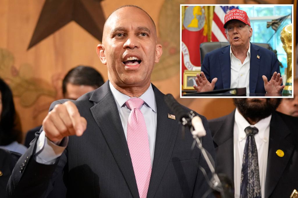 Hakeem Jeffries accuses Trump of attempting to ‘steal’ midterms