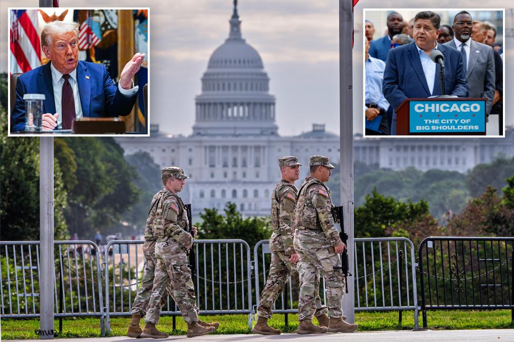 Illinois Gov JB Pritzker says ‘motion might be met with a response’ after Trump threatens to ship Nationwide Guard to Chicago