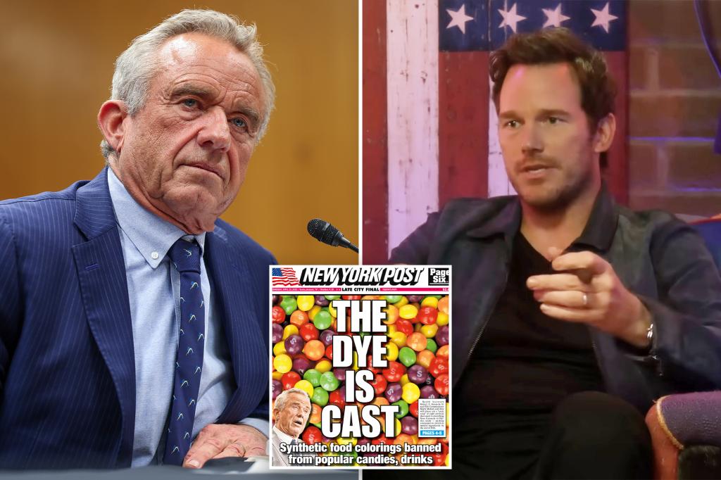 Chris Pratt calls RFK Jr ‘fantastic’ and needs him success with getting ‘poisonous stuff out of our youngsters’ meals’