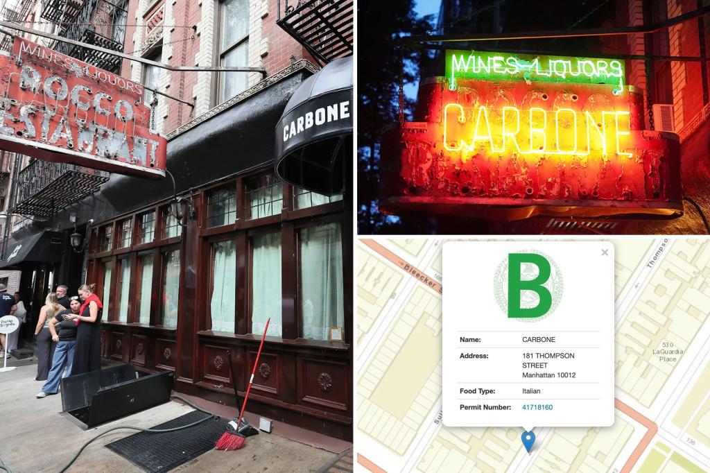 Carbone hid ‘B’ well being ranking — with newest metropolis inspection discovering soiled dishes, meals left above secure temps