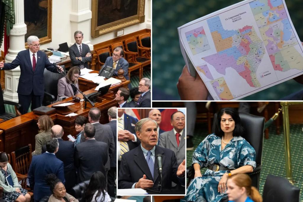 Texas lawmakers give remaining approval to redrawn congressional map favoring GOP, ship to Gov. Greg Abbott