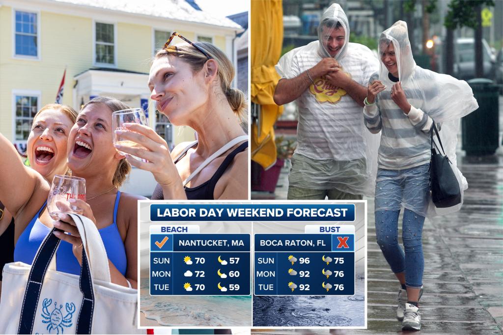 Temperatures drop as summer season winds down on Labor Day weekend