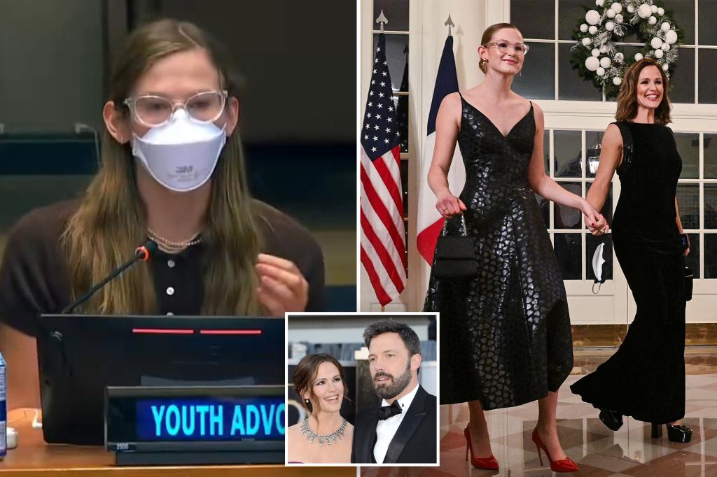 Ben Affleck, Jennifer Garner’s daughter Violet advocates for masks mandates at UN occasion in NYC