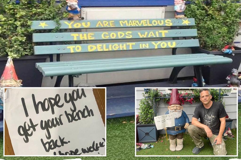 Beloved quirky ‘landmark’ bench swiped from outdoors NYC house
