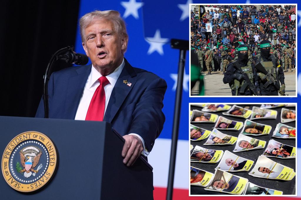 Trump warns Hamas ‘all bets might be off’ if hostages aren’t ‘shortly’ launched