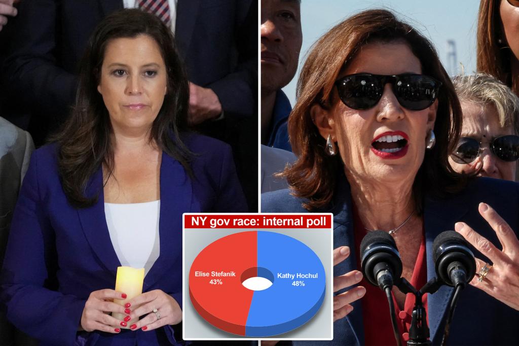 Elise Stefanik simply 5 factors behind Kathy Hochul in NY governor’s race: inside ballot