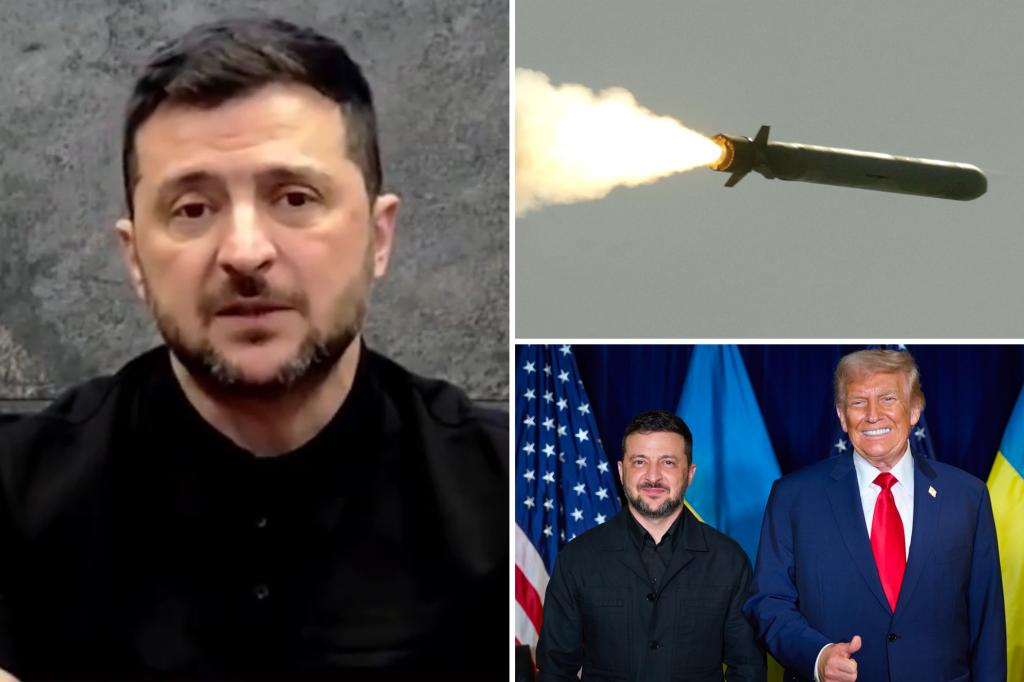 Zelensky suggests Tomahawk missiles may make progress towards ending conflict, vows to solely use them on army targets