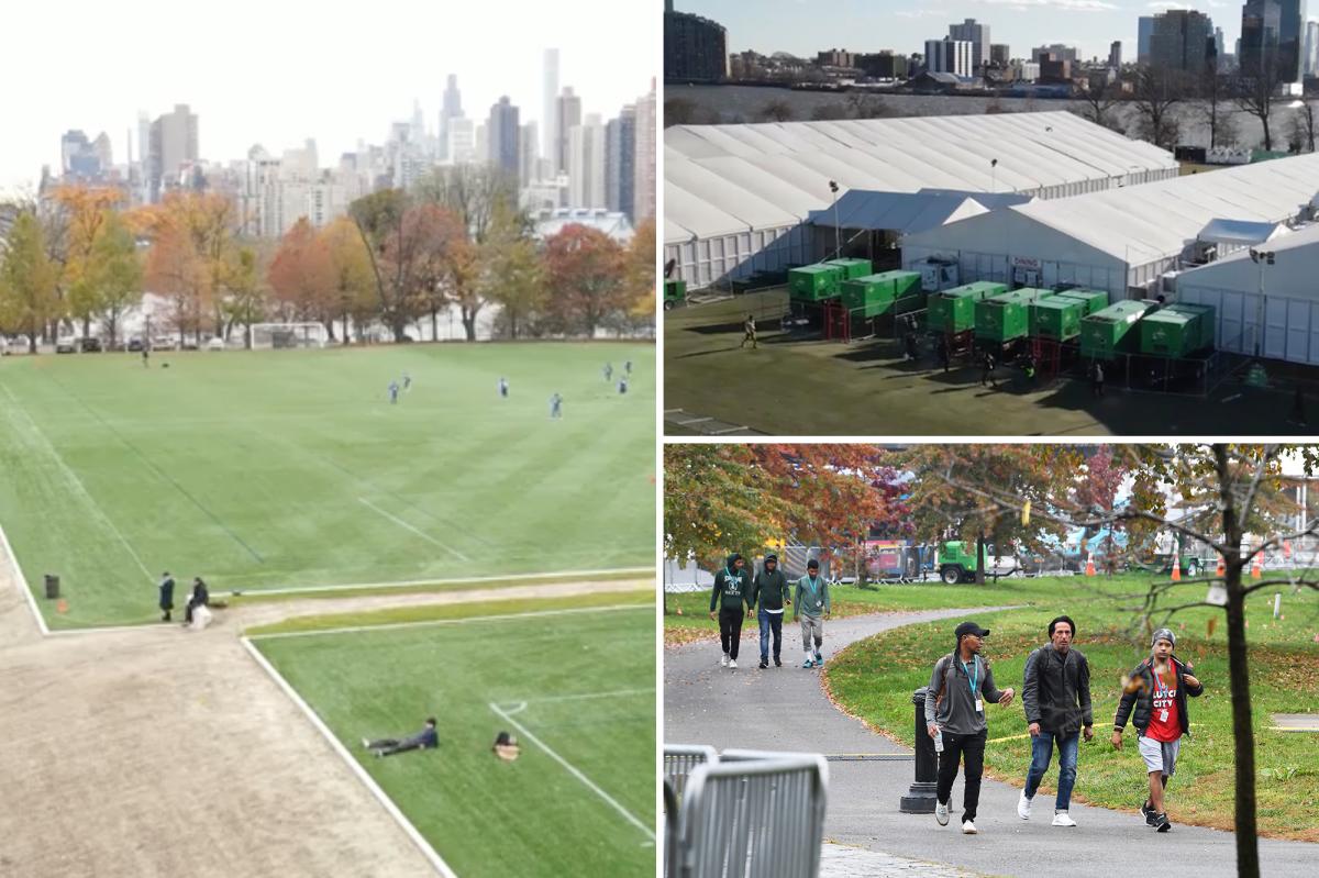 Randall’s Island fields restored, reopened following use as migrant tent metropolis