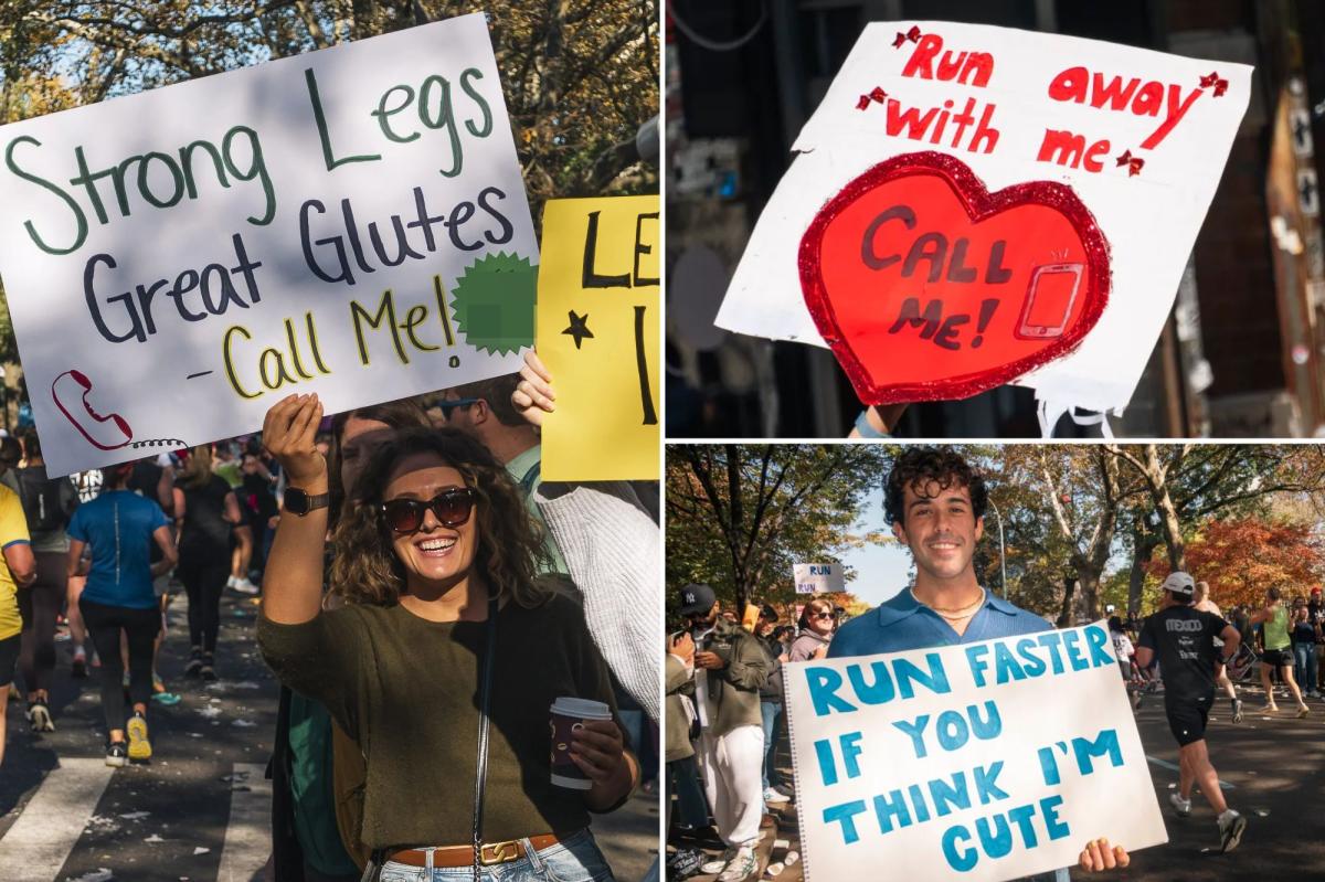 Single lady places her telephone quantity on NYC marathon signal