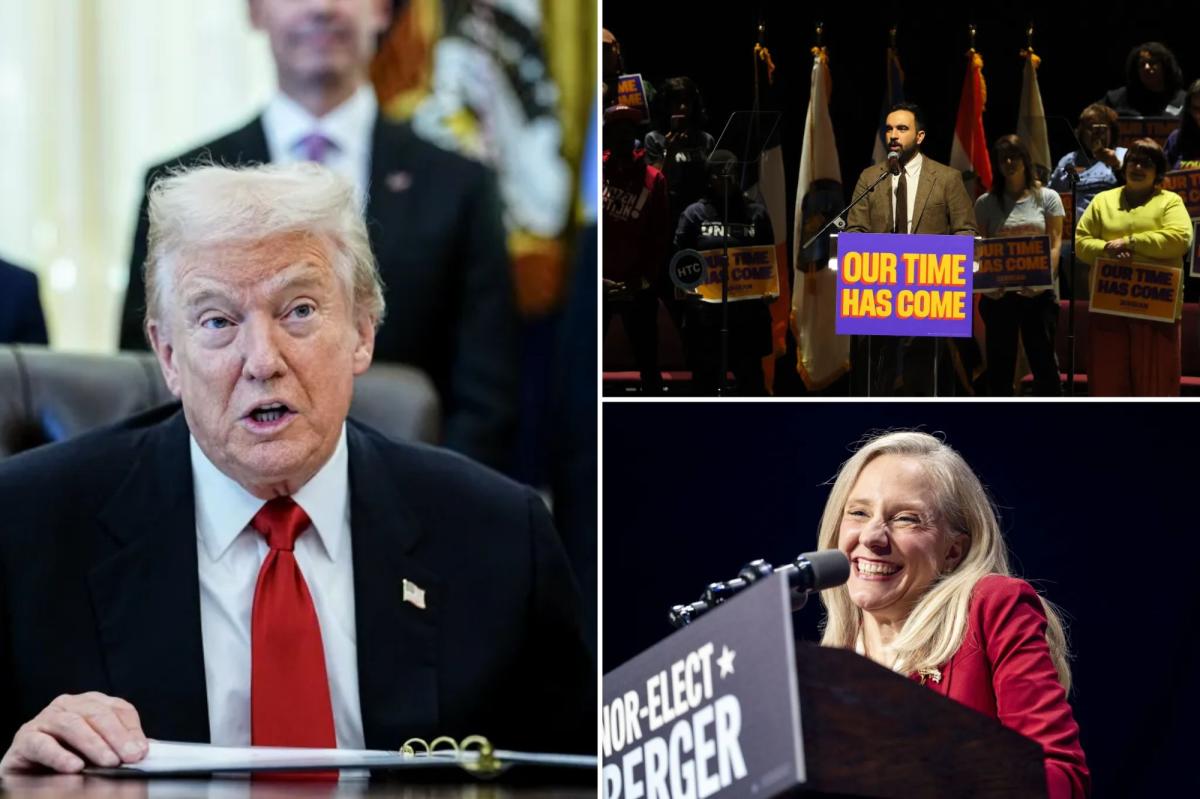 Trump blasts Dems over ‘con job’ affordability rap towards GOP after disastrous election