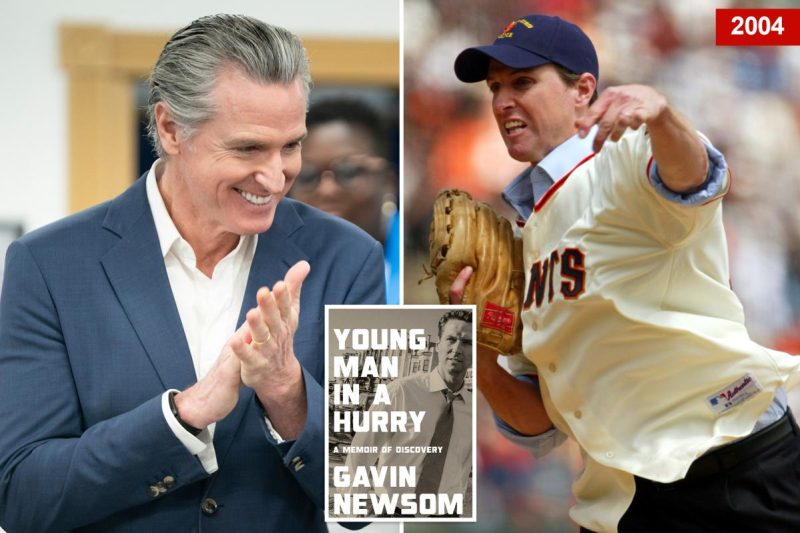 Gavin Newsom omits key faculty baseball information in new ebook