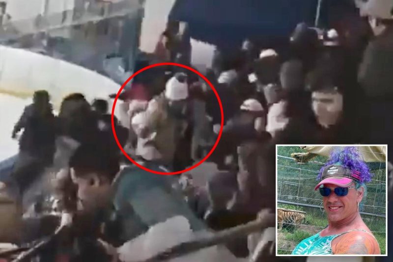 Video reveals heroes confront trans dad who opened fireplace at Rhode Island highschool hockey sport