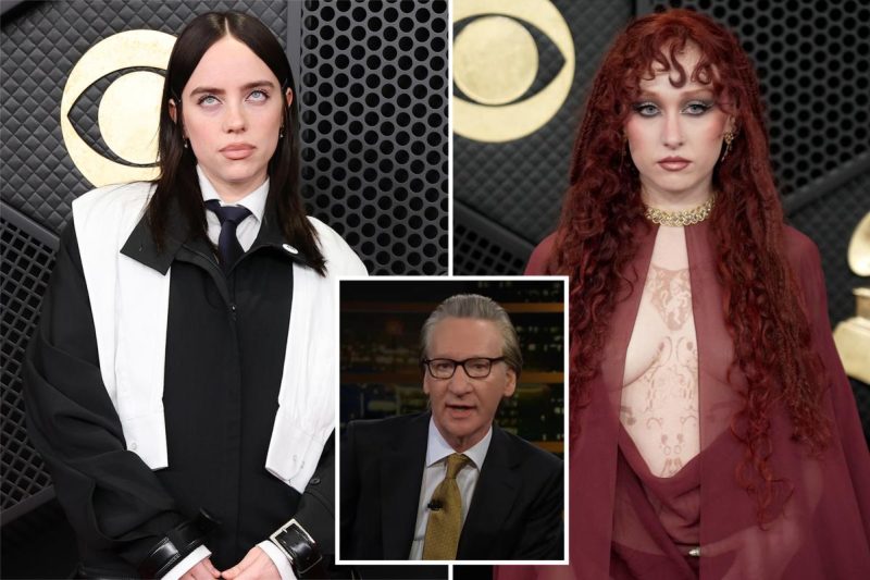 Invoice Maher rips into Billie Eilish and Chappell Roan over their woke Western and anti-ICE views